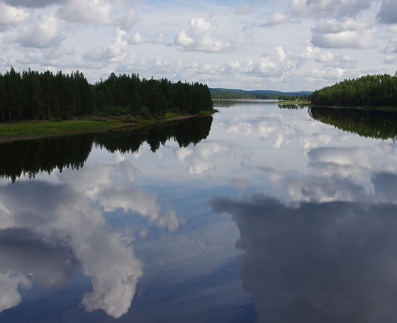 paysage en Scandinavie